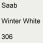 Preview: Saab, Winter White, 306.